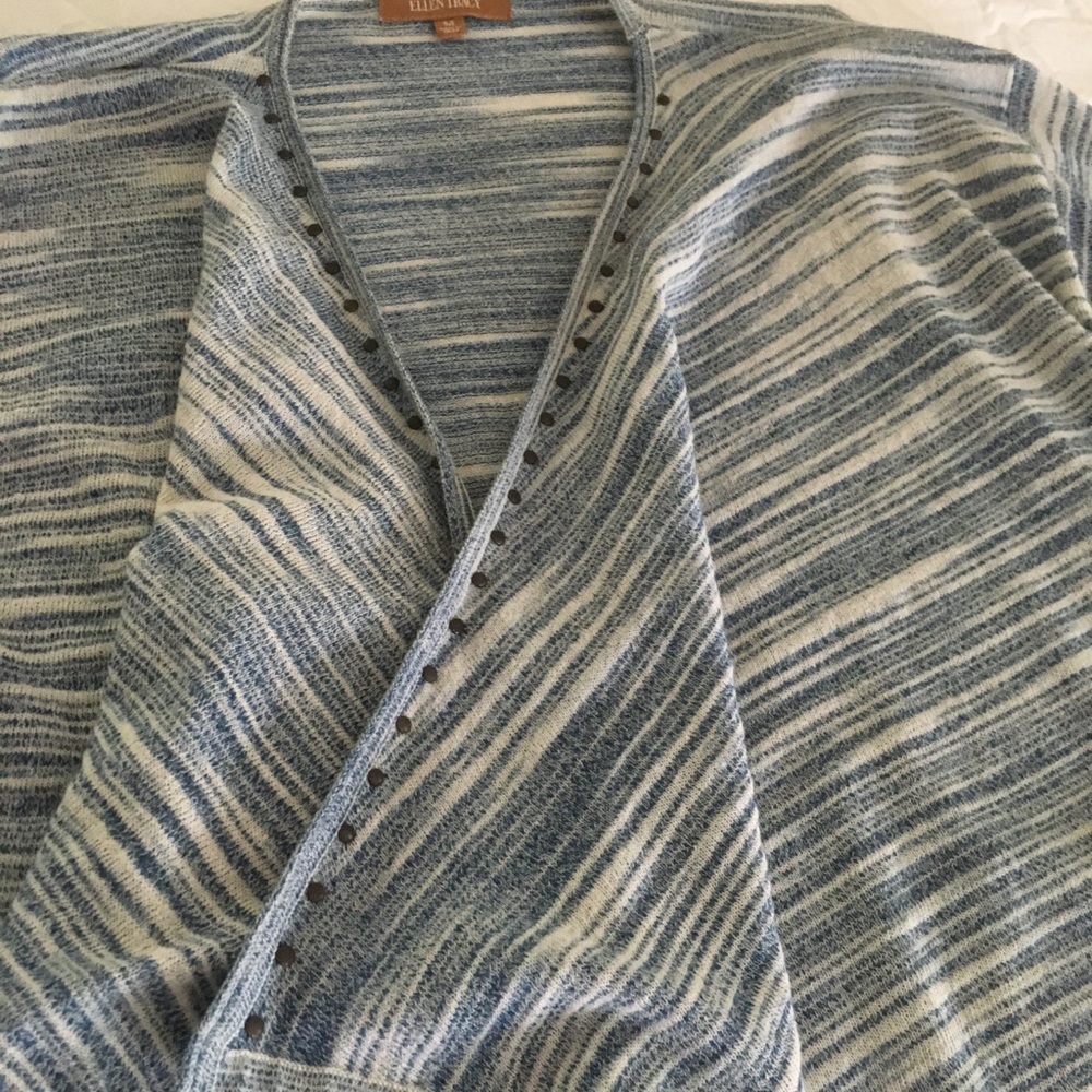 Ellen Tracy blue cardigan! - Picture 2 of 3